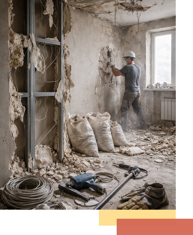 Профессиональный демонтаж зданий и конструкций в Коломне