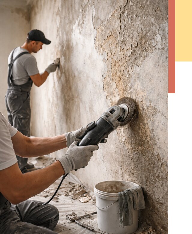 Снятие и удаление краски со стен в Коломне от 2129 руб. — ОТДЕЛОЧНИК-Клм