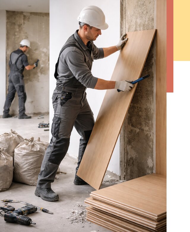 Демонтаж стеновых панелей в Коломне от 3549 руб. за м² быстро и недорого | ОТДЕЛОЧНИК-Клм