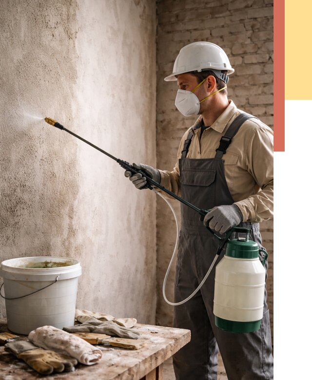 Антисептическая обработка стен в Коломне от 1217 руб. — быстро и недорого | ОТДЕЛОЧНИК-Клм