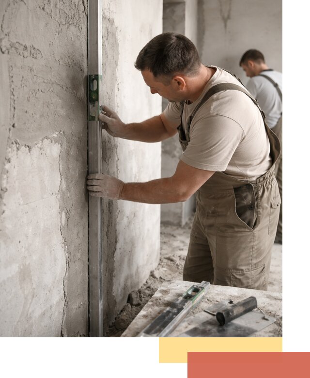 Установка штукатурных маяков в Коломне с гарантией качества