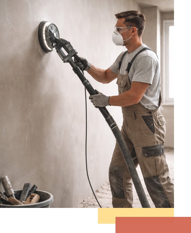 Профессиональная шлифовка стен в Коломне быстро и качественно