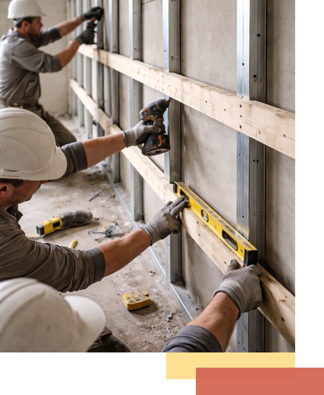 Устройство обрешетки под панели в Коломне