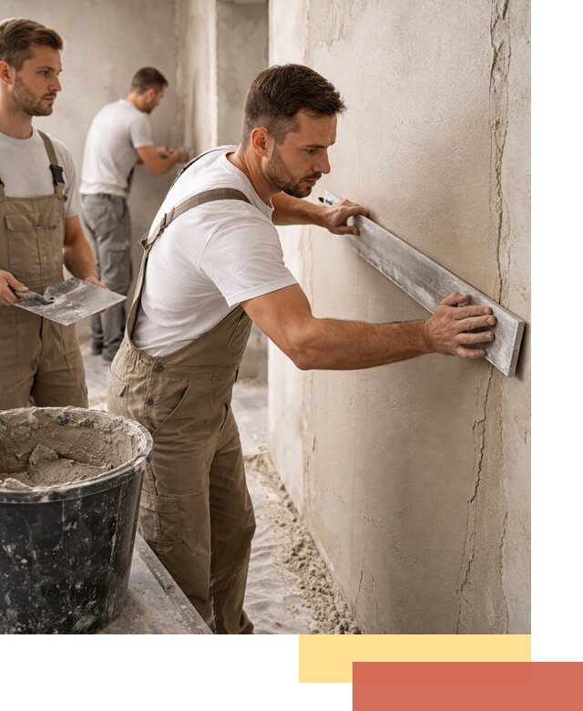 Штукатурка стен без маяков в Коломне быстро и качественно