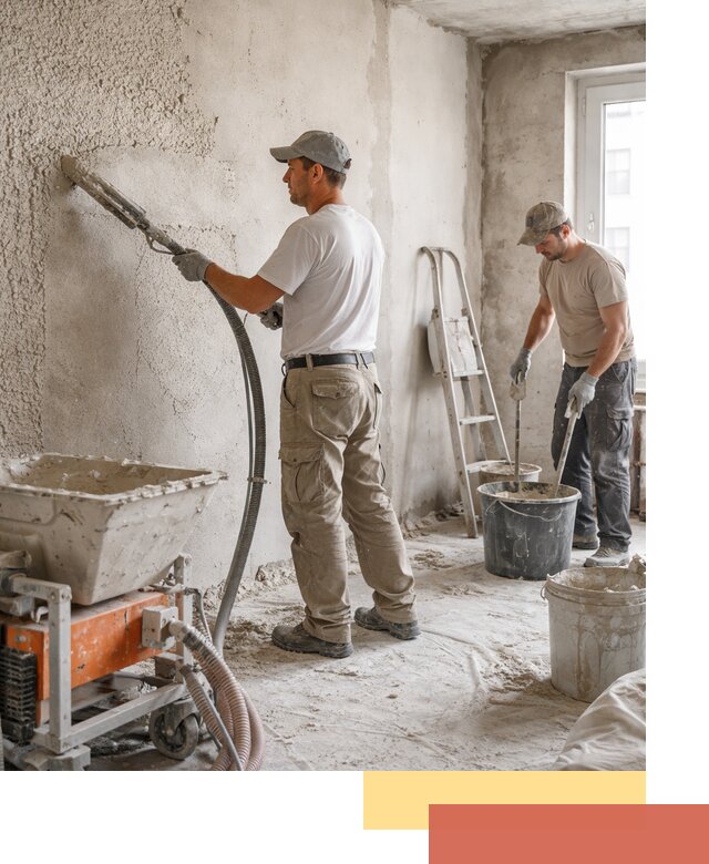 Машинная штукатурка стен в Коломне — быстро и качественно