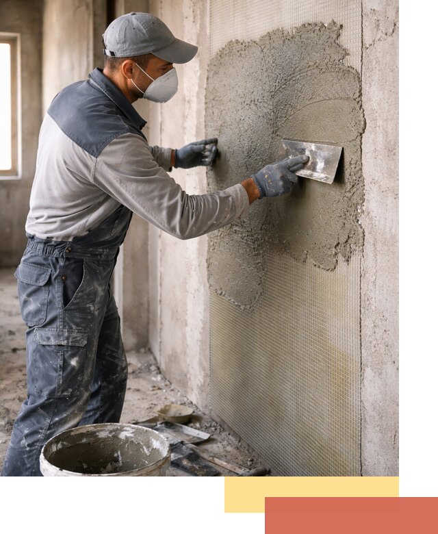 Штукатурка стен по сетке в Коломне под ключ качественно и быстро