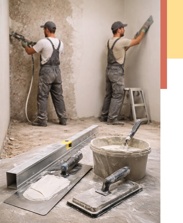 Штукатурка стен под обои в Коломне от 4563 руб./м2 — выравнивание под обои | ОТДЕЛОЧНИК-Клм