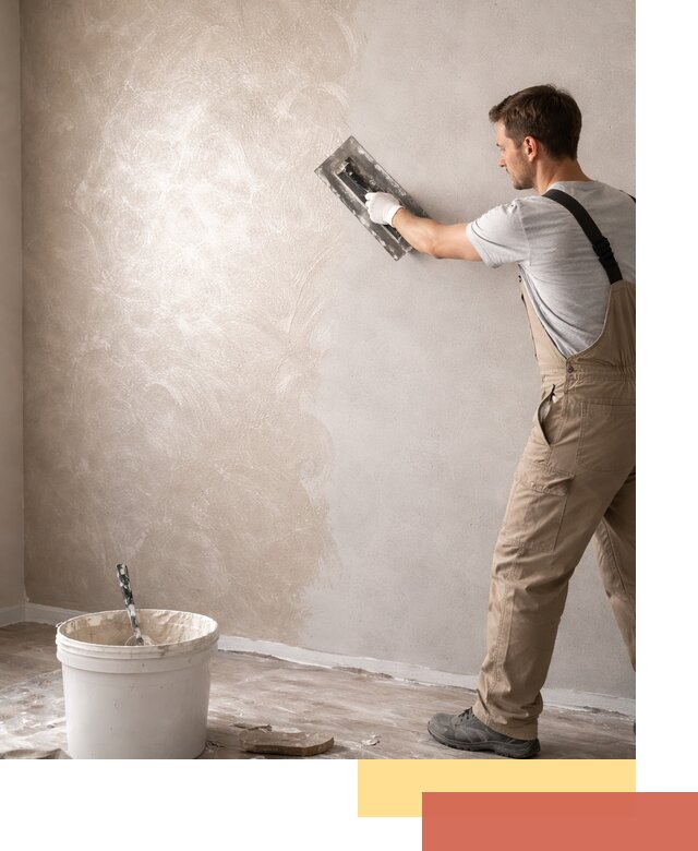 Декоративная штукатурка «Мокрый шелк» под ключ в Коломне