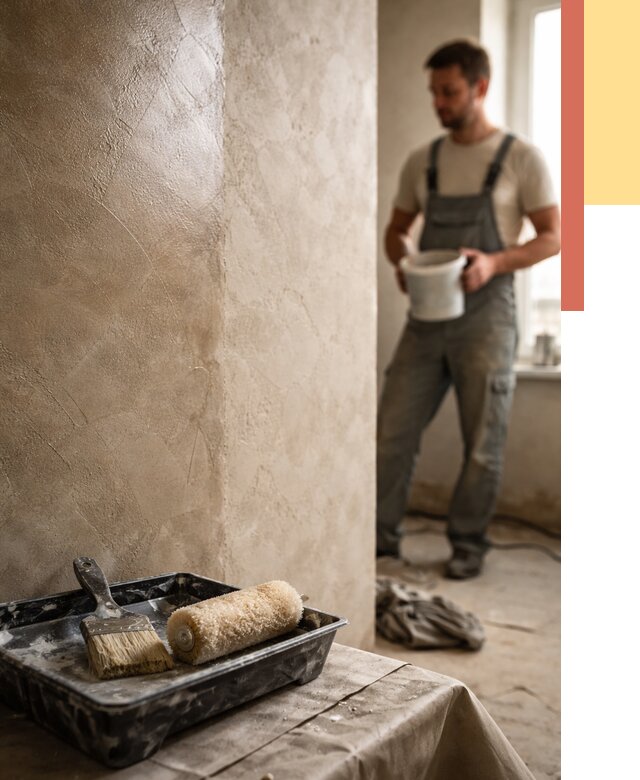 Нанесение воска на штукатурку в Коломне от 3549 руб. | Услуги ОТДЕЛОЧНИК-Клм