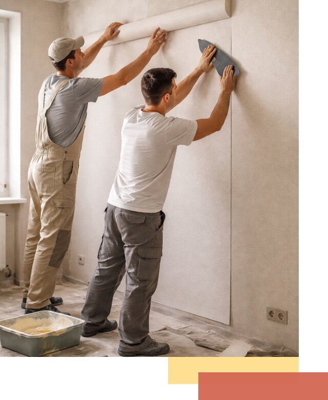 Поклейка виниловых обоев в Коломне профессионально и качественно