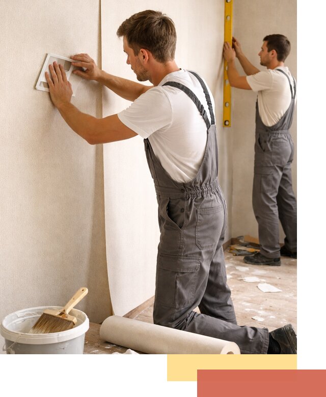 Поклейка бумажных обоев в Коломне качественно и недорого