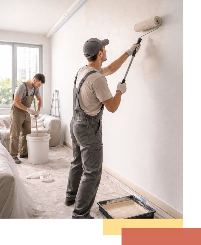 Покраска стен в офисе в Коломне — быстрый и качественный ремонт