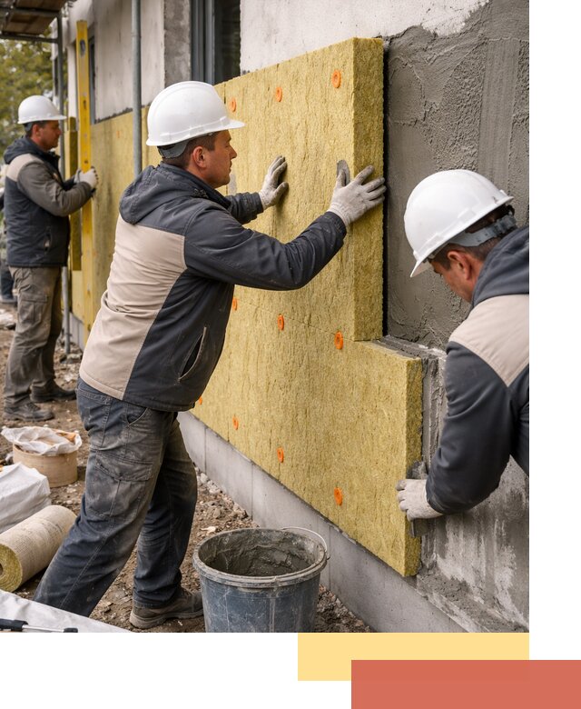 Утепление стен минватой в Коломне — тепло и звукоизоляция