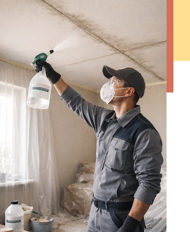 Антисептическая обработка потолка в Коломне от 2535 руб. | ОТДЕЛОЧНИК-Клм