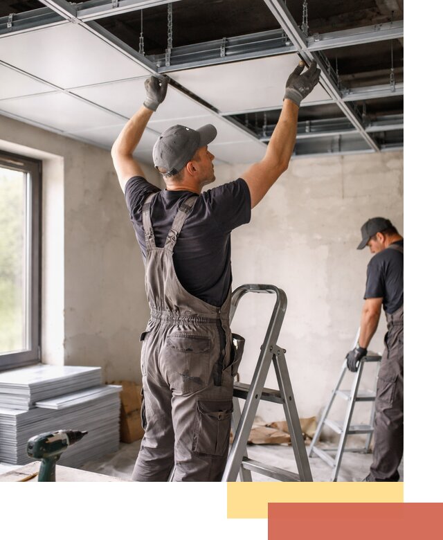 Монтаж кассетного потолка в Коломне качественно и быстро