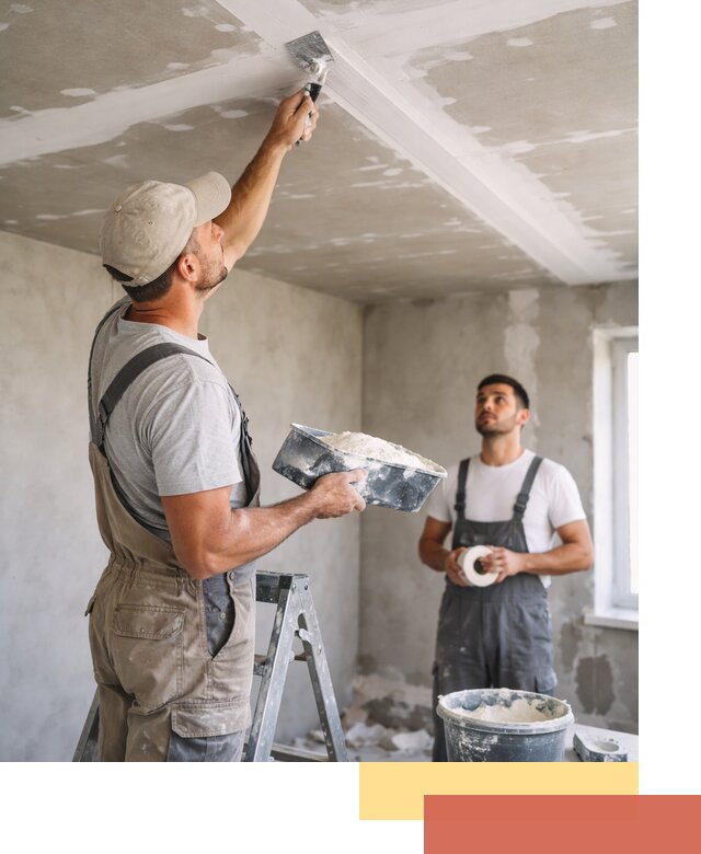 Обработка швов потолка ГКЛ в Коломне: качественная заделка и шпатлевка