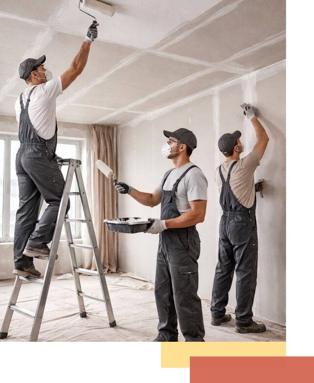 Покраска потолка из гипсокартона в Коломне качественно и недорого