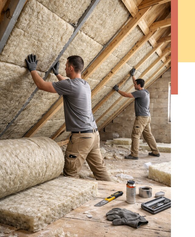 Утепление потолка минватой в Коломне от 1470 руб. — быстро и недорого | ОТДЕЛОЧНИК-Клм